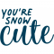 You\'re snow cute 32x22mm