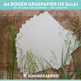 A4-Graspapier (10 Bogen 275-300g Naturpapier)