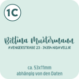 Individueller Adressstempel gelettert von Christine Drogt (Create A Smile)