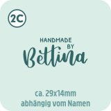 Individueller Namens-Stempel gelettert von Christine Drogt (Create A Smile)