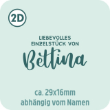 Individueller Namens-Stempel gelettert von Christine Drogt (Create A Smile)