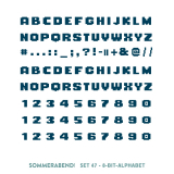 Clearstamp Set 47 - 8-Bit Alphabet