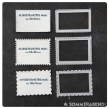 Briefmarken-Stanzen / Cutting Dies 3 verschiedene...