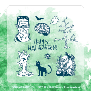 Clearstamp Set 58 - Halloween Frankenstein