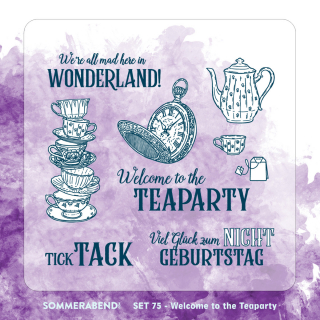 Clearstamp Set 75 - Welcome to the Teaparty