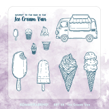 Clearstamp Set 55 - Ice Cream Van
