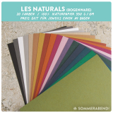 les Naturals einzelner A4-Bogen (Recyclingpapier 330g/qm)