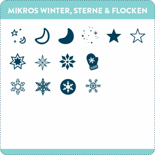 Mikros Winter, Sterne & Flocken