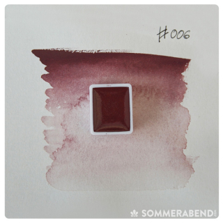 Echte Cottbuser Aquarellfarben (1/2 Napf) #006 Sagennachtrot