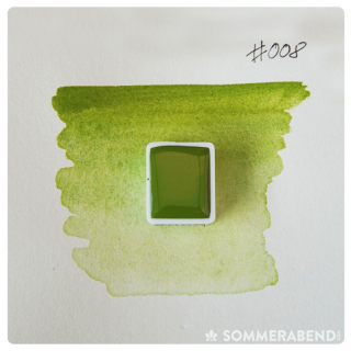 Echte Cottbuser Aquarellfarben (1/2 Napf) #008 Lausitzer Wiesengrün