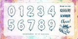 Clearstamp Set 149 - Ballonzahlen 0 bis 9 (20x10cm)