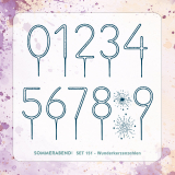 Clearstamp Set 151 - Wunderkerzenzahlen