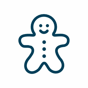 Lebkuchenmann Umriss