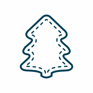 genähter Tannenbaum