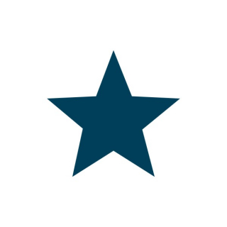 Stern 5-zackig gefüllt