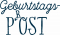 Geburtstags-P(r)ost 37x22mm
