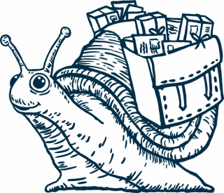 Schneckenpost 38x32mm