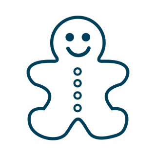 Lebkuchenmann Umriss