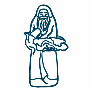 Schokoweihnachtsmann ausgepackt