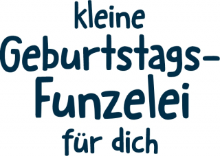 Kleine Geburtstagsfunzelei 32x23mm