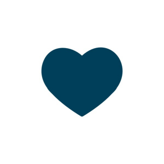 Herz gerade gefüllt