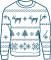 Ugly Christmas Sweater 32x38mm