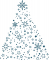 Weihnachtsbaum aus Sternchen 46x56mm