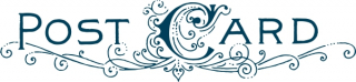 PostCard schnörkelig 67x15mm